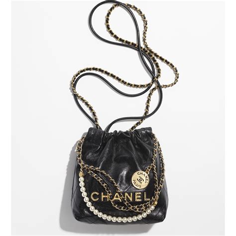 chanel small purse black|Chanel 22 small bag.